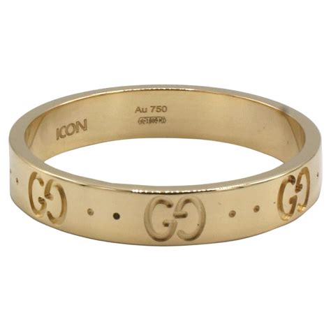 anello gucci fascia alta|Anello in oro 18 carati Icon GUCCI da donna .